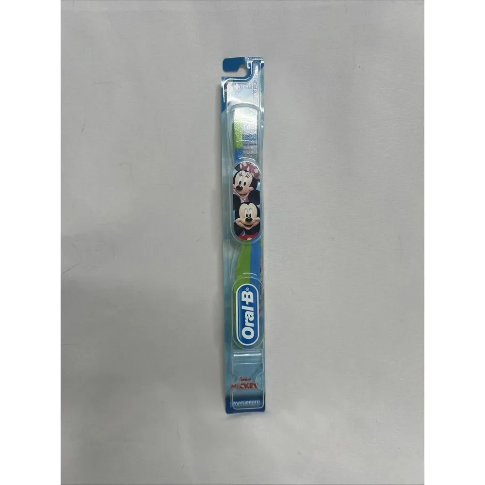 Oral-B Disney Junior Mickey Minnie Extra Soft Toothbrush Ages 3+ 2018‎